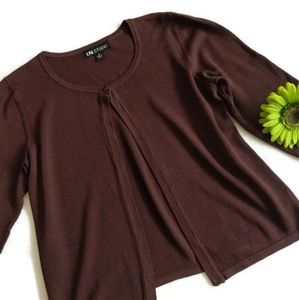 I.N. Studio Brown Cardigan Sweater sz.S   #278